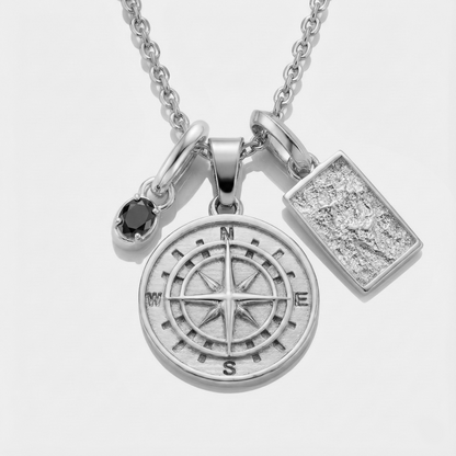 Build Your Own Pendant (Silver) | Onyx Stone