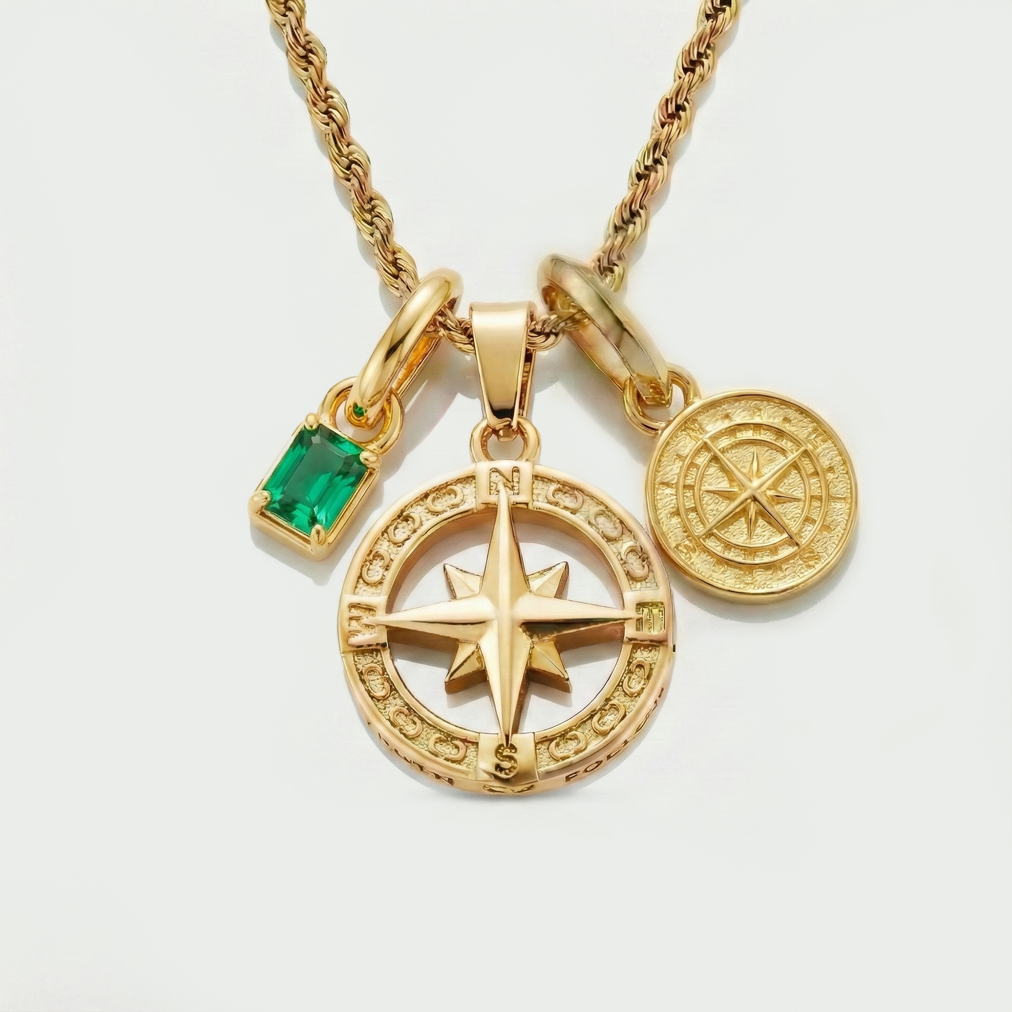 Build Your Own Pendant (Gold) | Emerald Stone