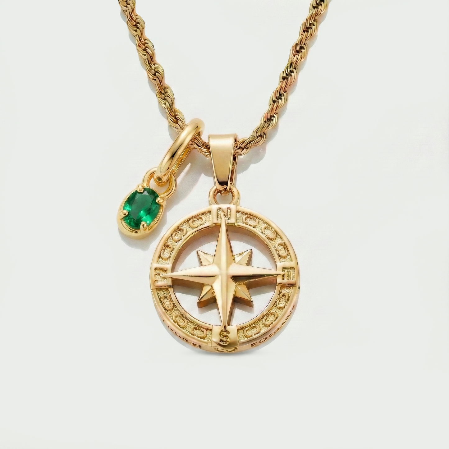Build Your Own Pendant (Gold) | Emerald Stone