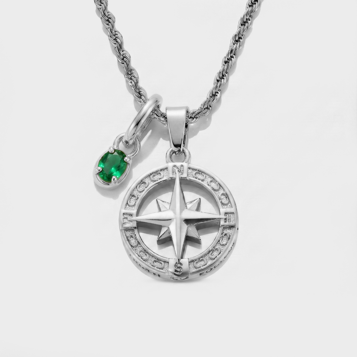 Build Your Own Pendant (Silver) | Emerald Stone