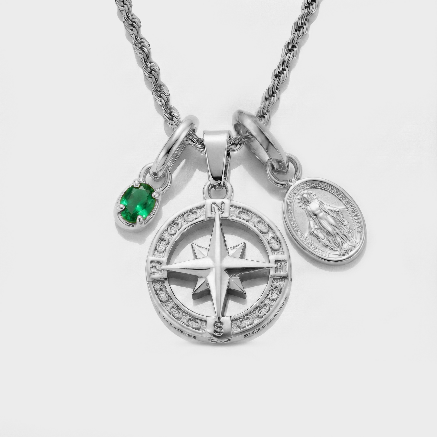 Build Your Own Pendant (Silver) | Emerald Stone
