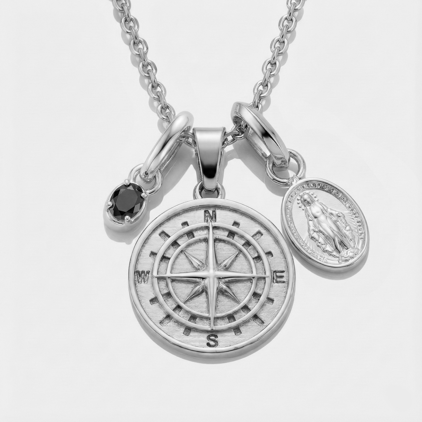 Build Your Own Pendant (Silver) | Onyx Stone