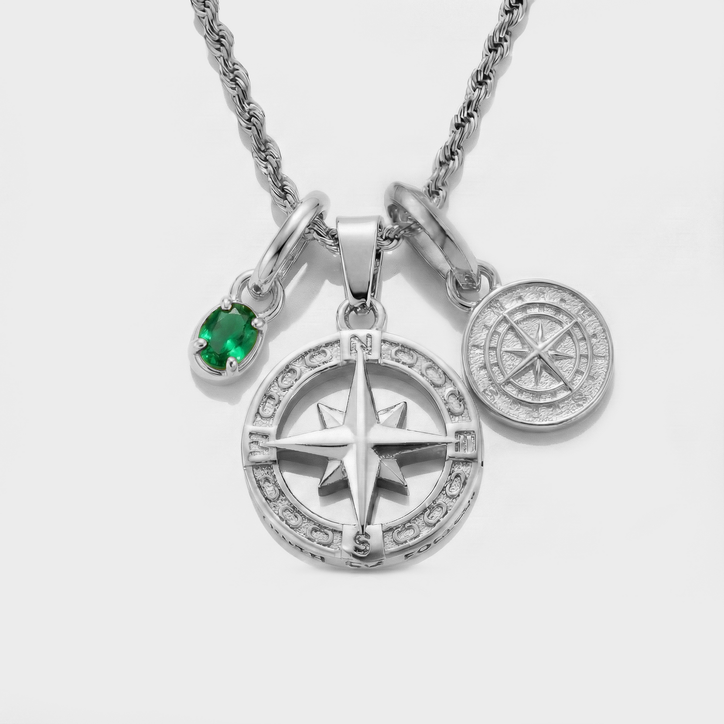 Build Your Own Pendant (Silver) | Emerald Stone