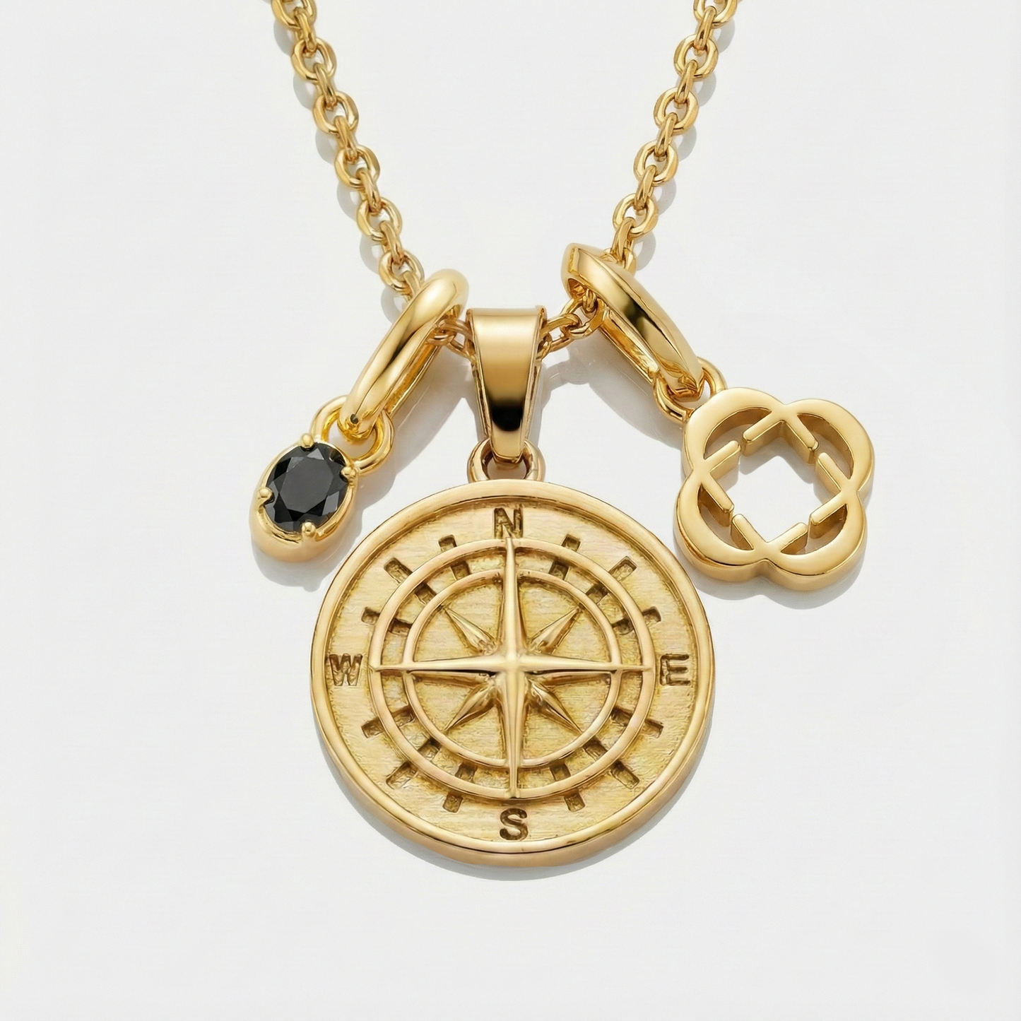 Build Your Own Pendant (Gold) | Onyx Stone