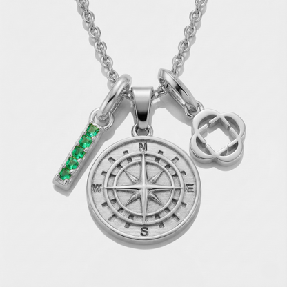 Build Your Own Pendant (Silver) | Emerald Stone