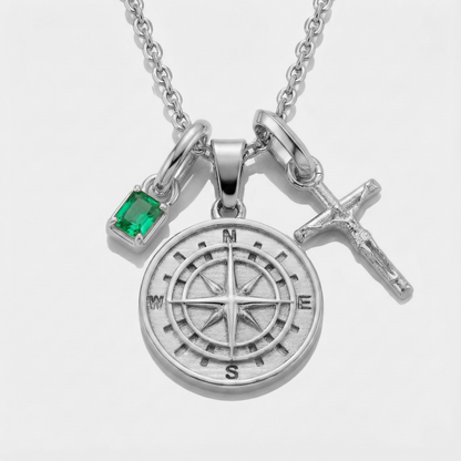 Build Your Own Pendant (Silver) | Emerald Stone