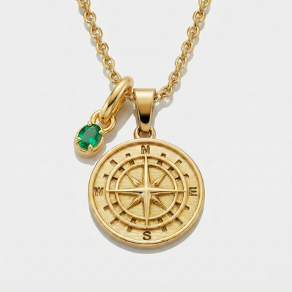 Build Your Own Pendant (Gold) | Emerald Stone