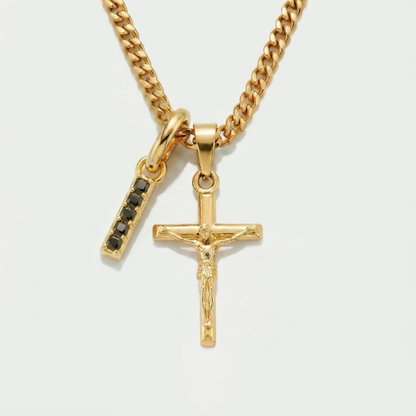 Build Your Own Pendant (Gold) | Onyx Stone