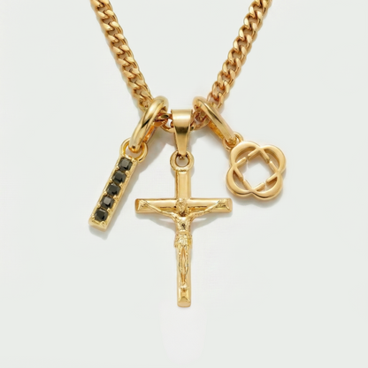 Build Your Own Pendant (Gold) | Onyx Stone