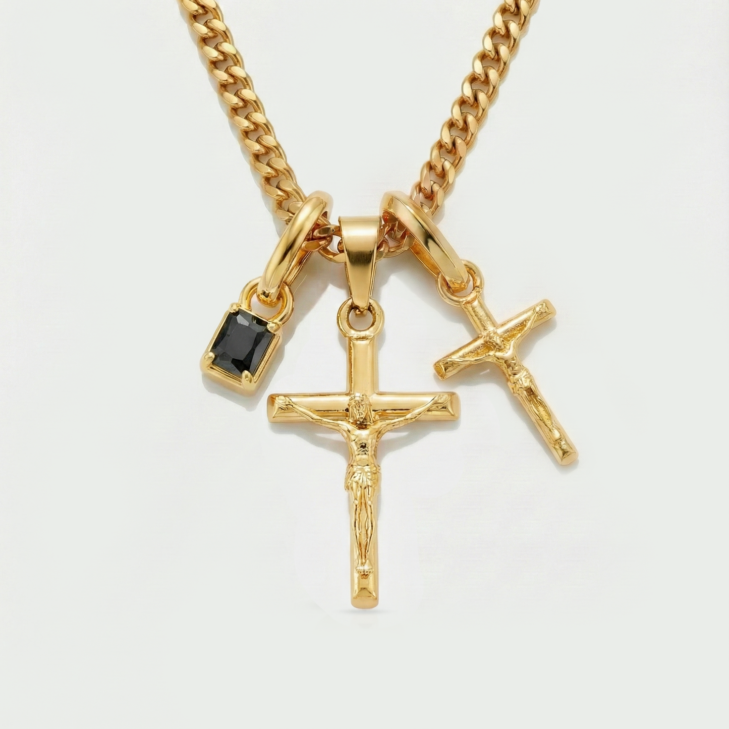 Build Your Own Pendant (Gold) | Onyx Stone
