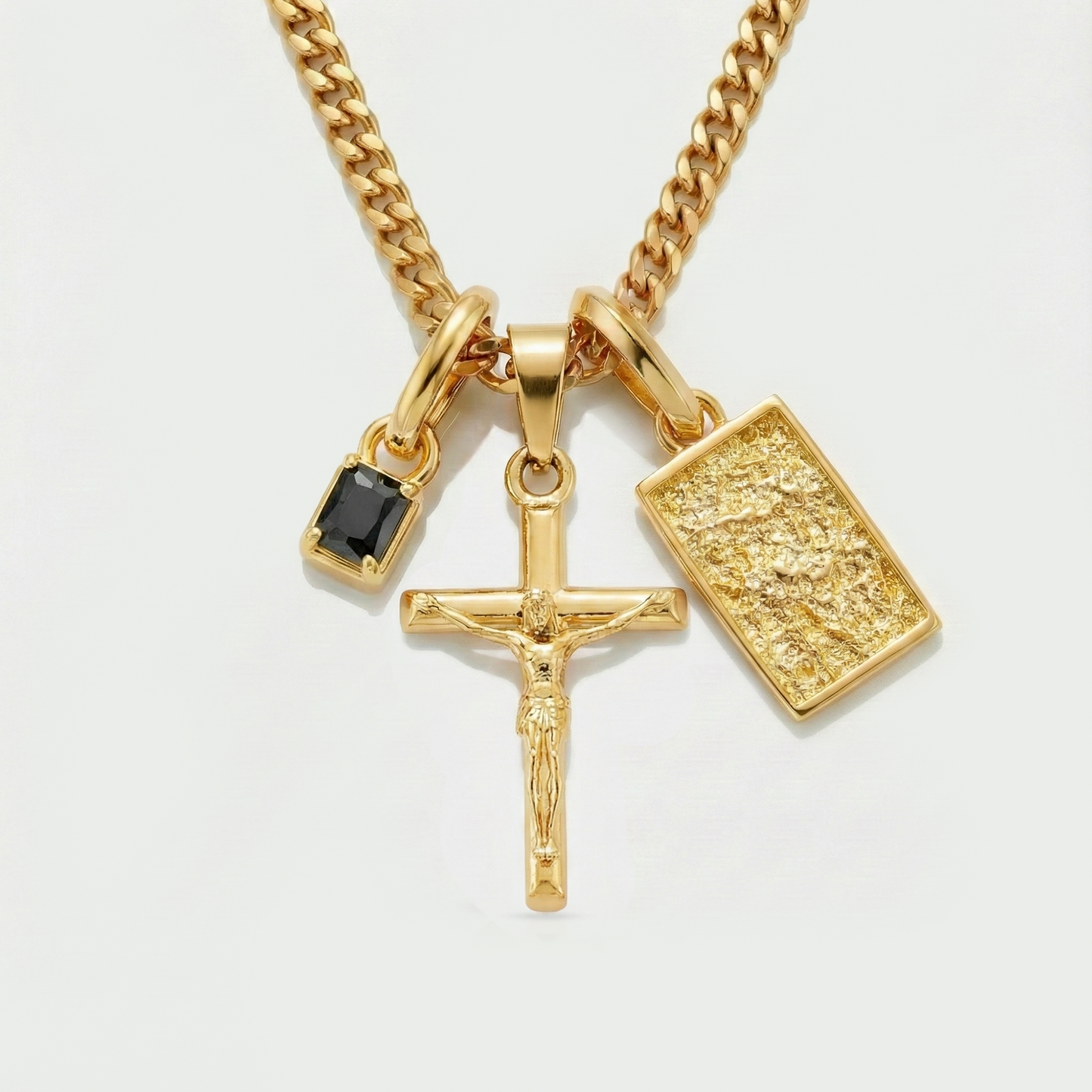 Build Your Own Pendant (Gold) | Onyx Stone