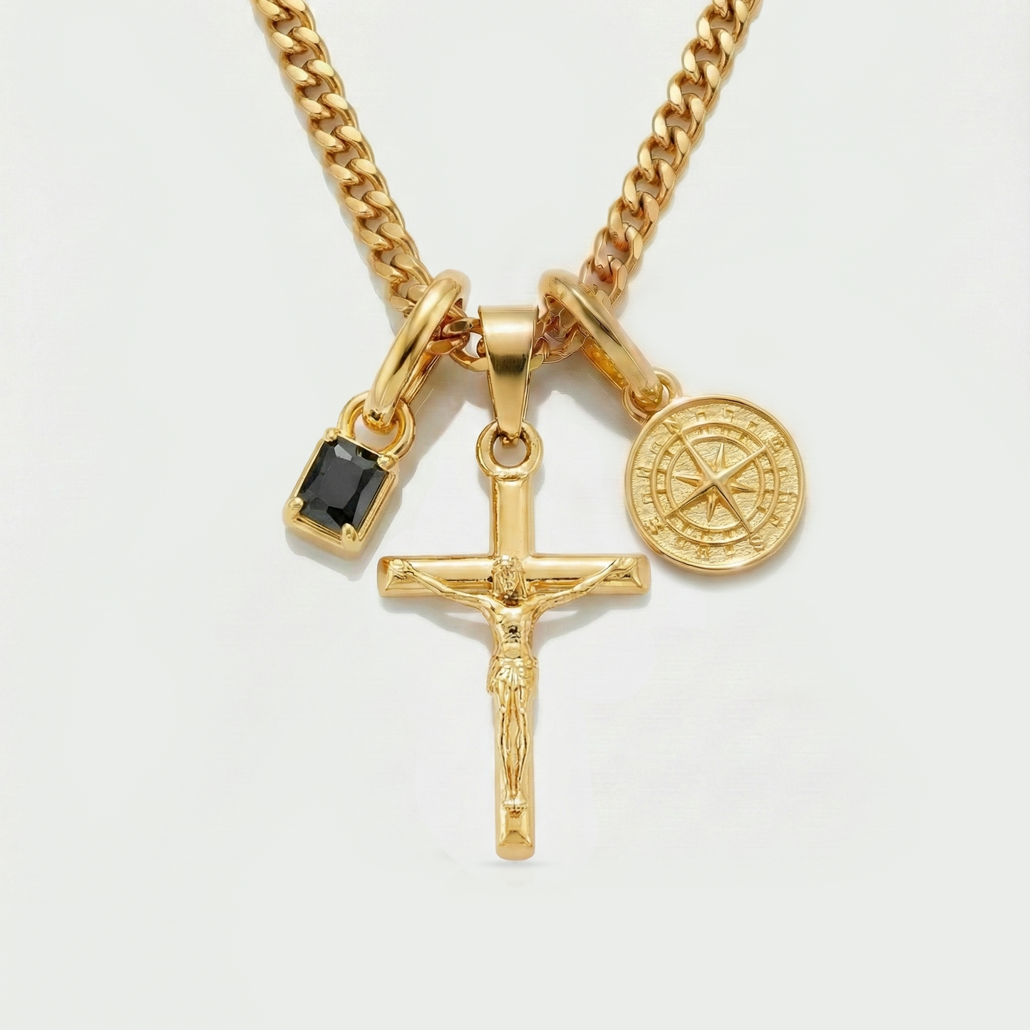 Build Your Own Pendant (Gold) | Onyx Stone
