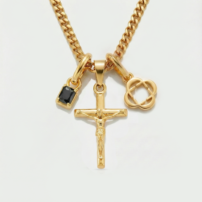 Build Your Own Pendant (Gold) | Onyx Stone