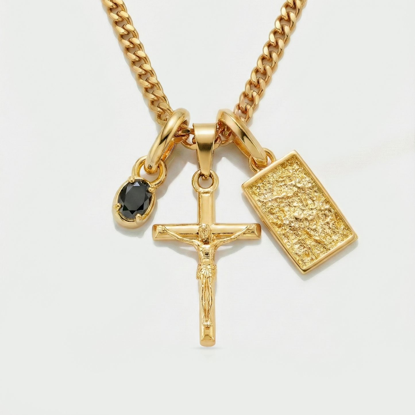 Build Your Own Pendant (Gold) | Onyx Stone