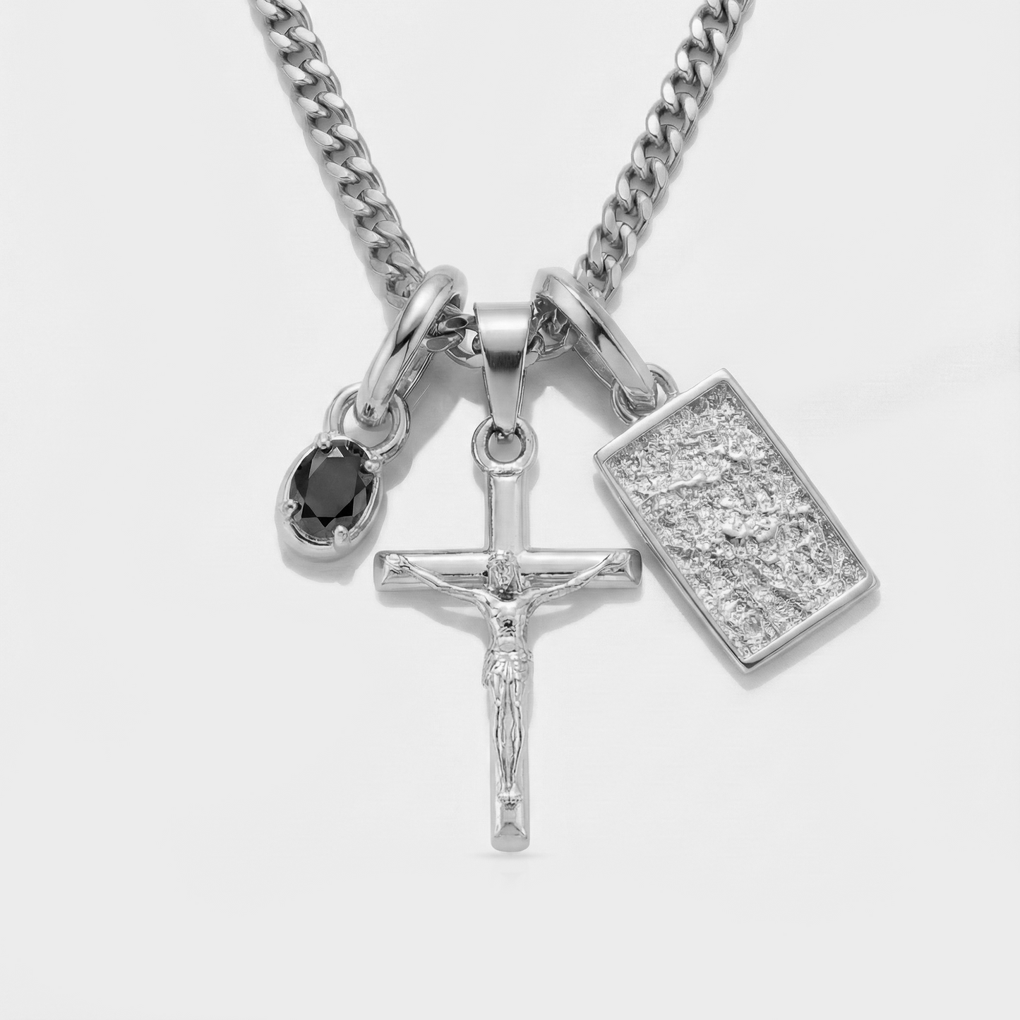 Build Your Own Pendant (Silver) | Onyx Stone