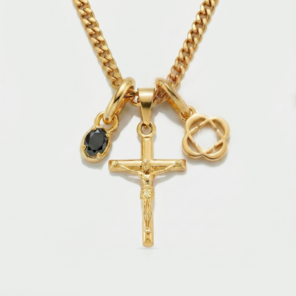 Build Your Own Pendant (Gold) | Onyx Stone