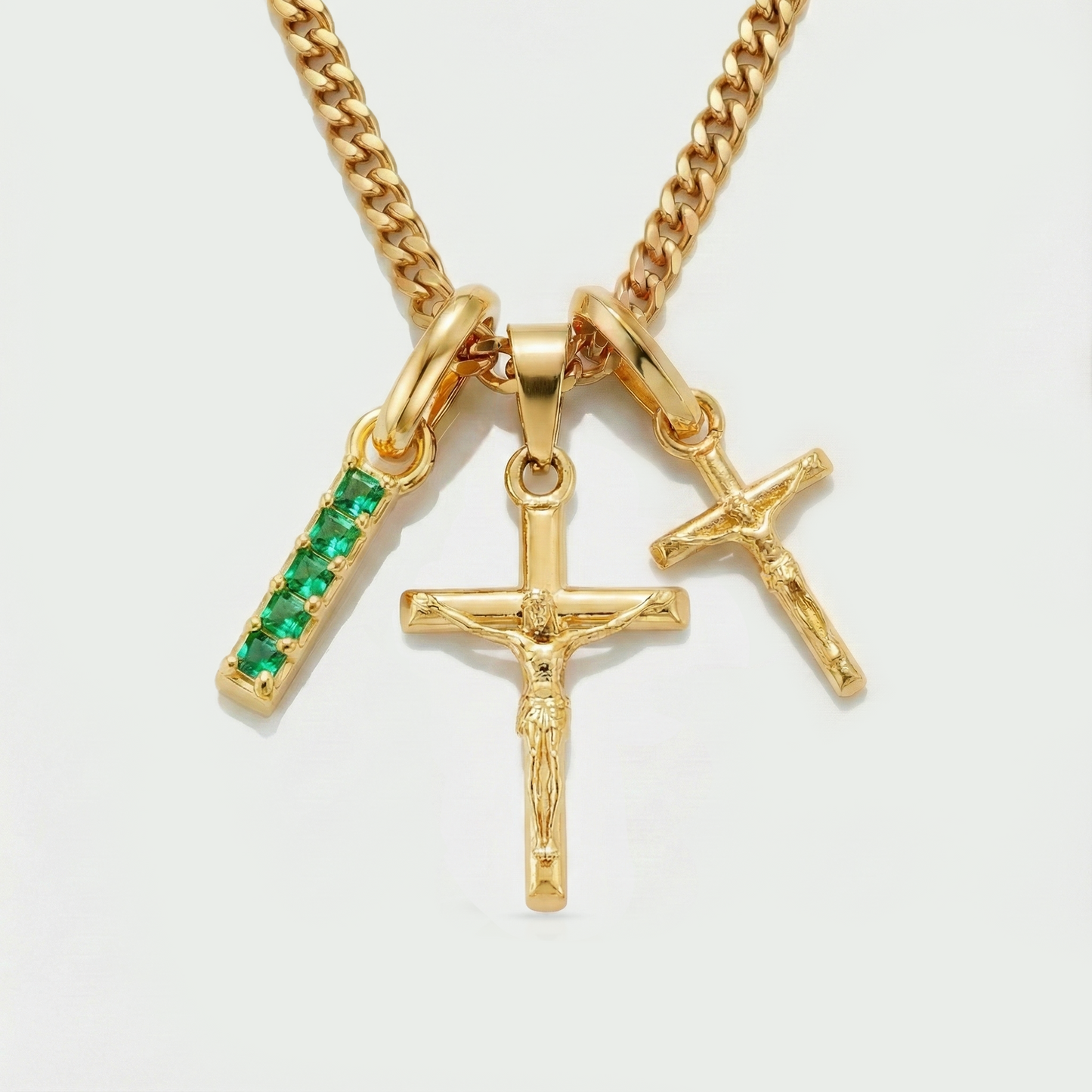 Build Your Own Pendant (Gold) | Emerald Stone