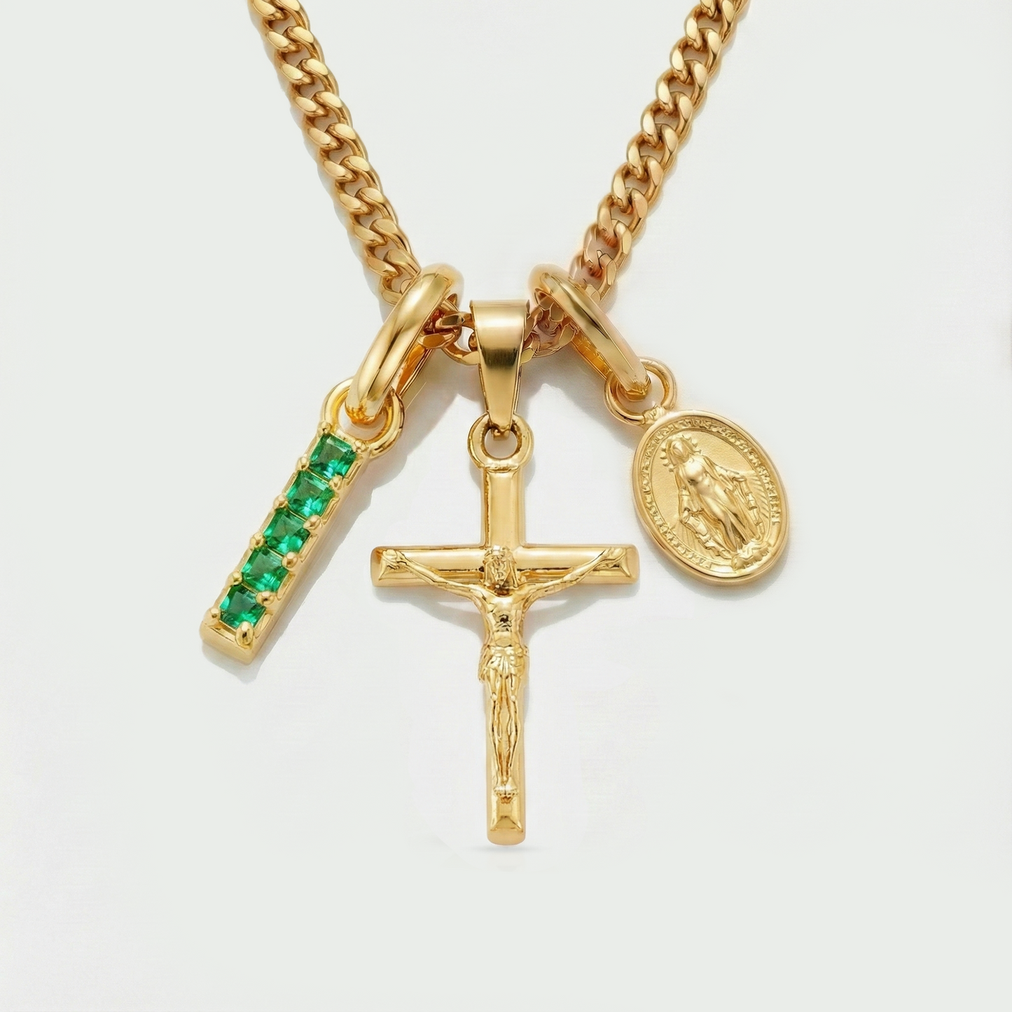 Build Your Own Pendant (Gold) | Emerald Stone