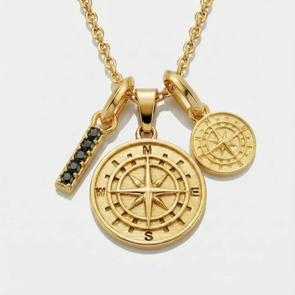 Build Your Own Pendant (Gold) | Onyx Stone