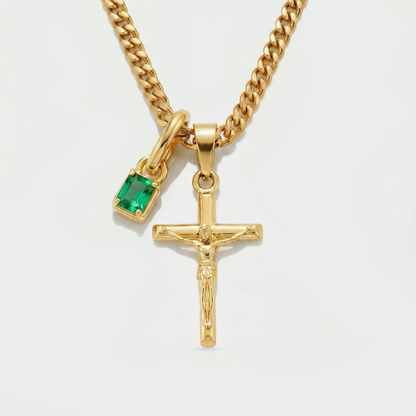 Build Your Own Pendant (Gold) | Emerald Stone