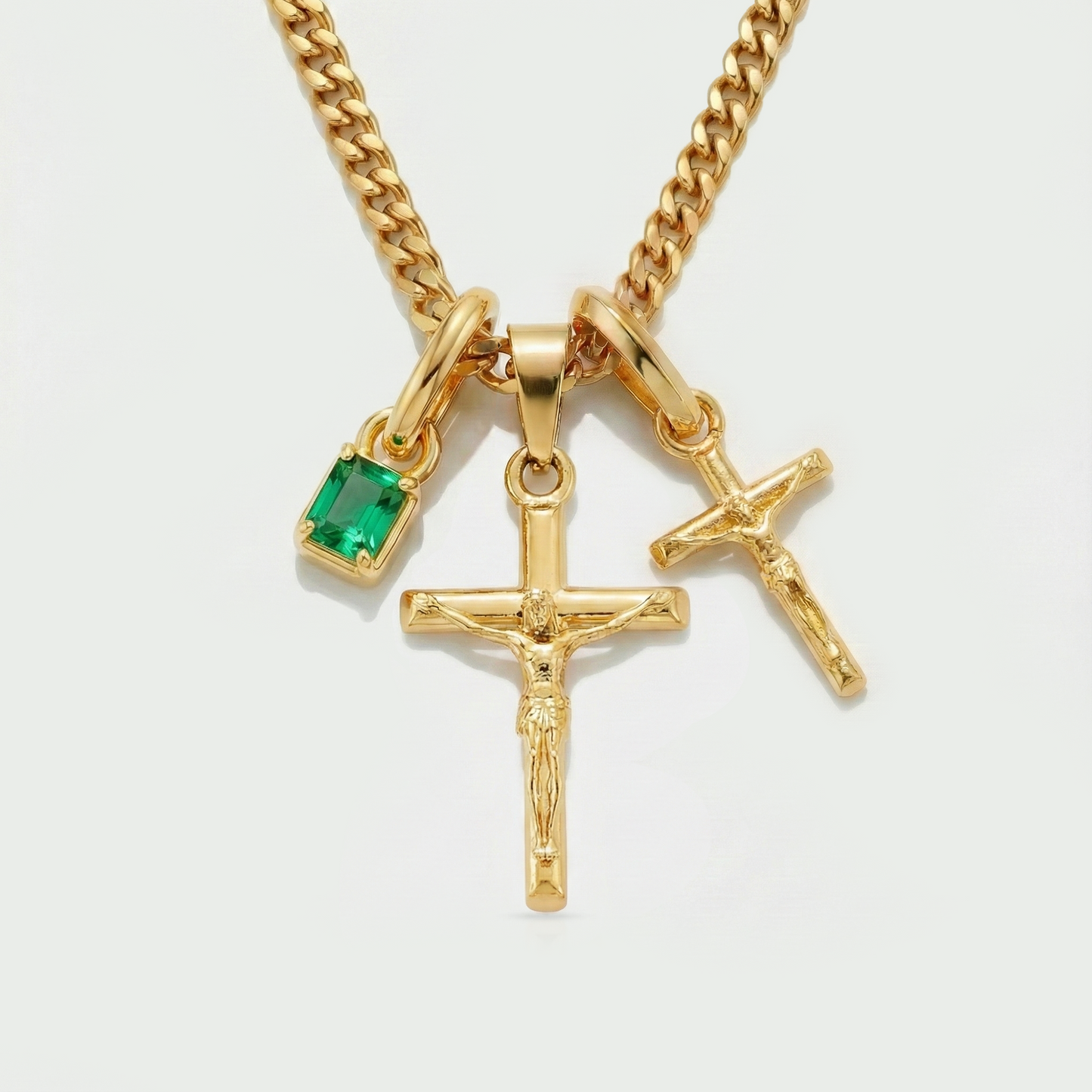 Build Your Own Pendant (Gold) | Emerald Stone
