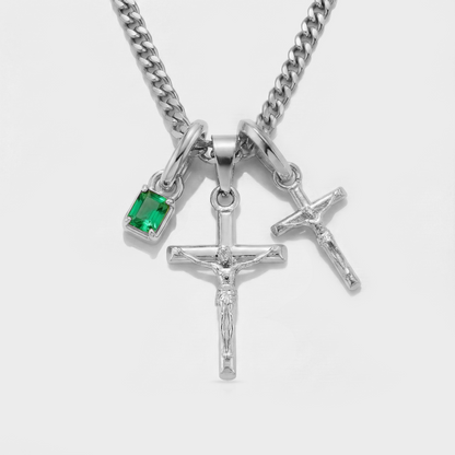 Build Your Own Pendant (Silver) | Emerald Stone