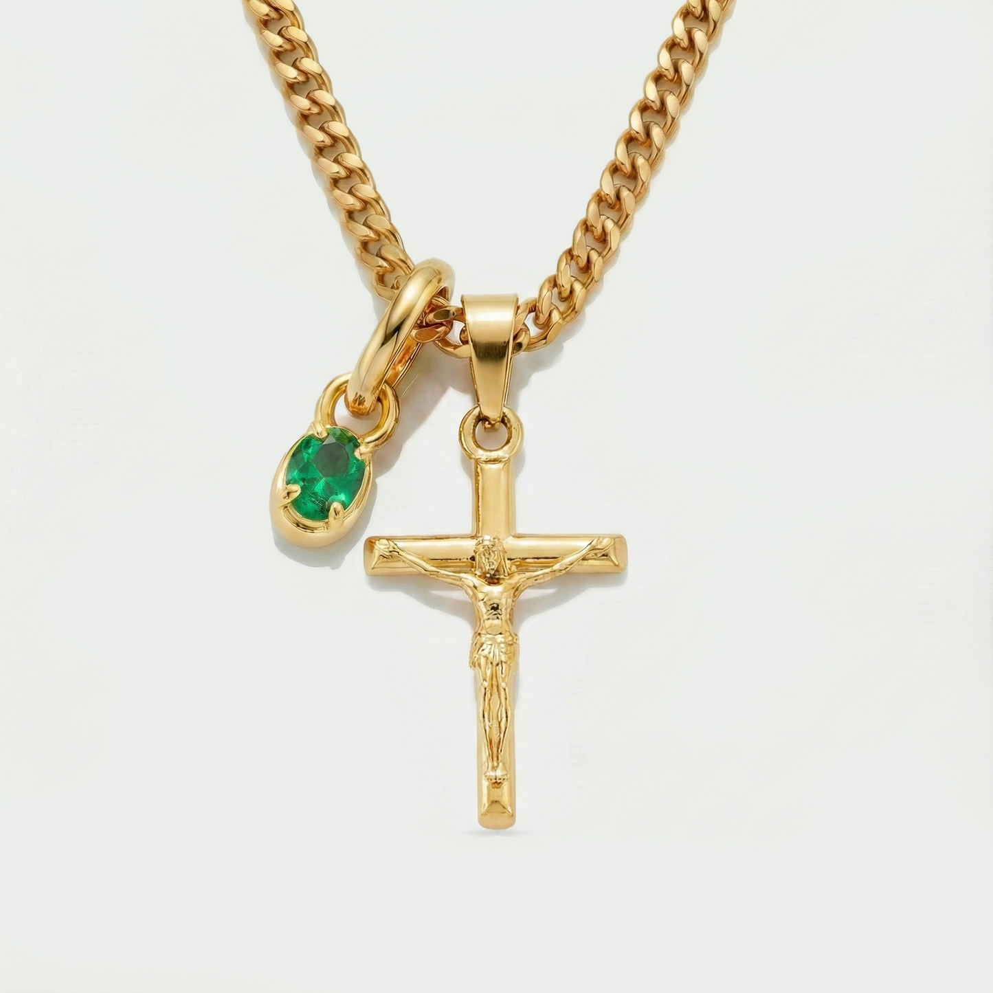 Build Your Own Pendant (Gold) | Emerald Stone