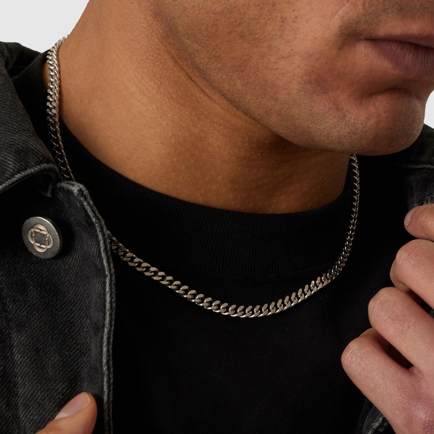 Cuban (Sterling Silver) 6mm