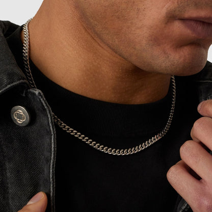Cuban (Sterling Silver) 6mm