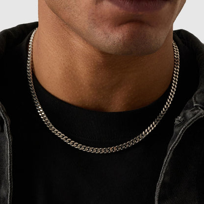 Cuban (Sterling Silver) 6mm