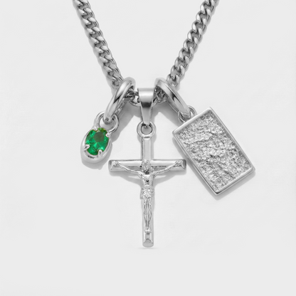 Build Your Own Pendant (Silver) | Emerald Stone