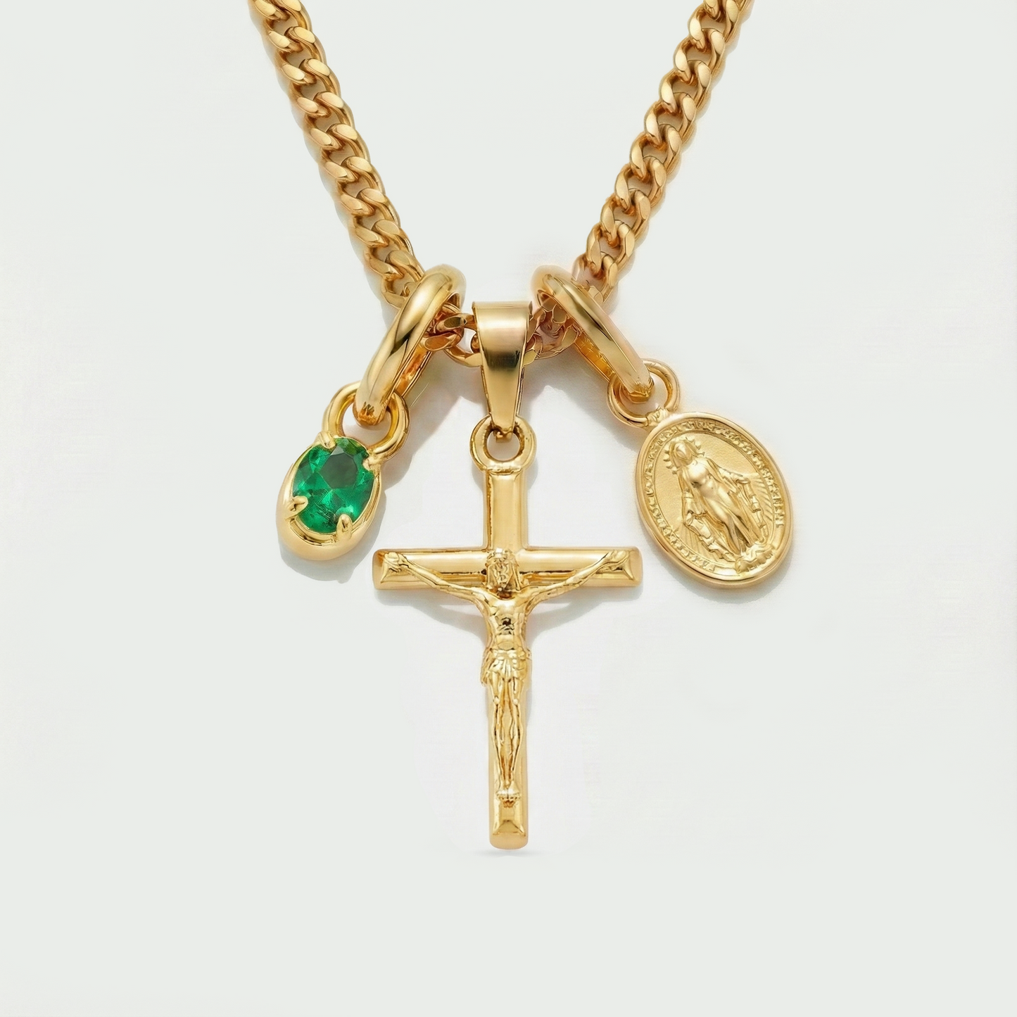 Build Your Own Pendant (Gold) | Emerald Stone