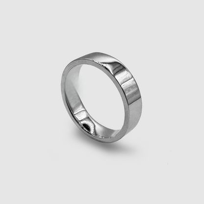 Flat Band Ring (Sterling Silver) 6mm