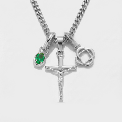 Build Your Own Pendant (Silver) | Emerald Stone