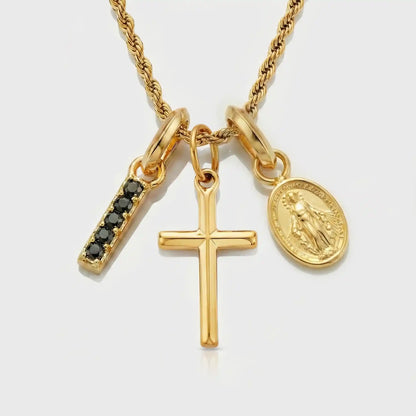 Build Your Own Pendant (Gold) | Onyx Stone