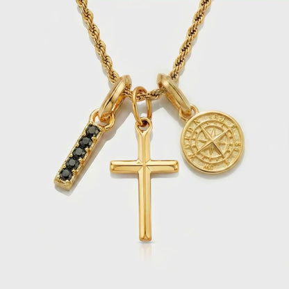 Build Your Own Pendant (Gold) | Onyx Stone