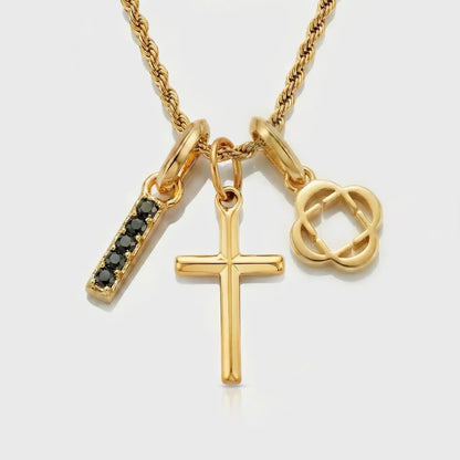 Build Your Own Pendant (Gold) | Onyx Stone