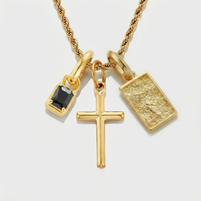 Build Your Own Pendant (Gold) | Onyx Stone