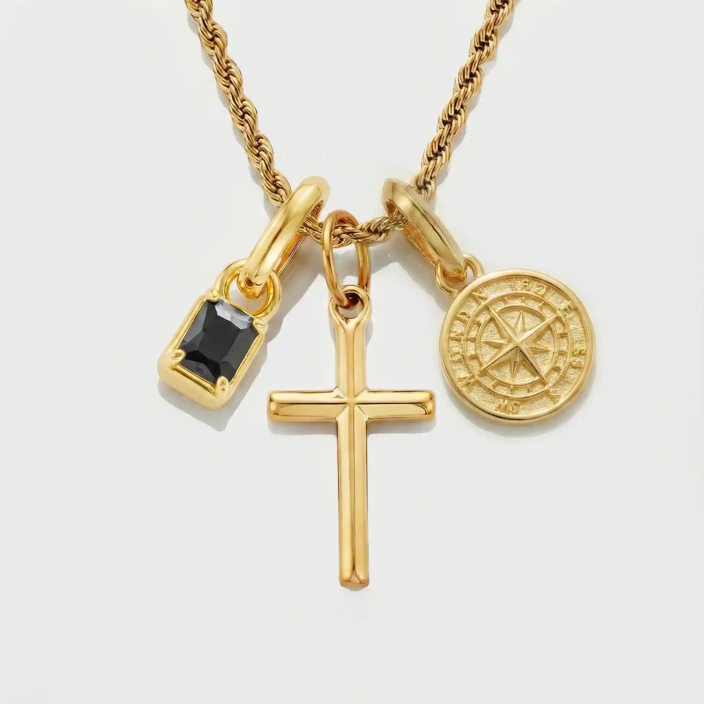 Build Your Own Pendant (Gold) | Onyx Stone