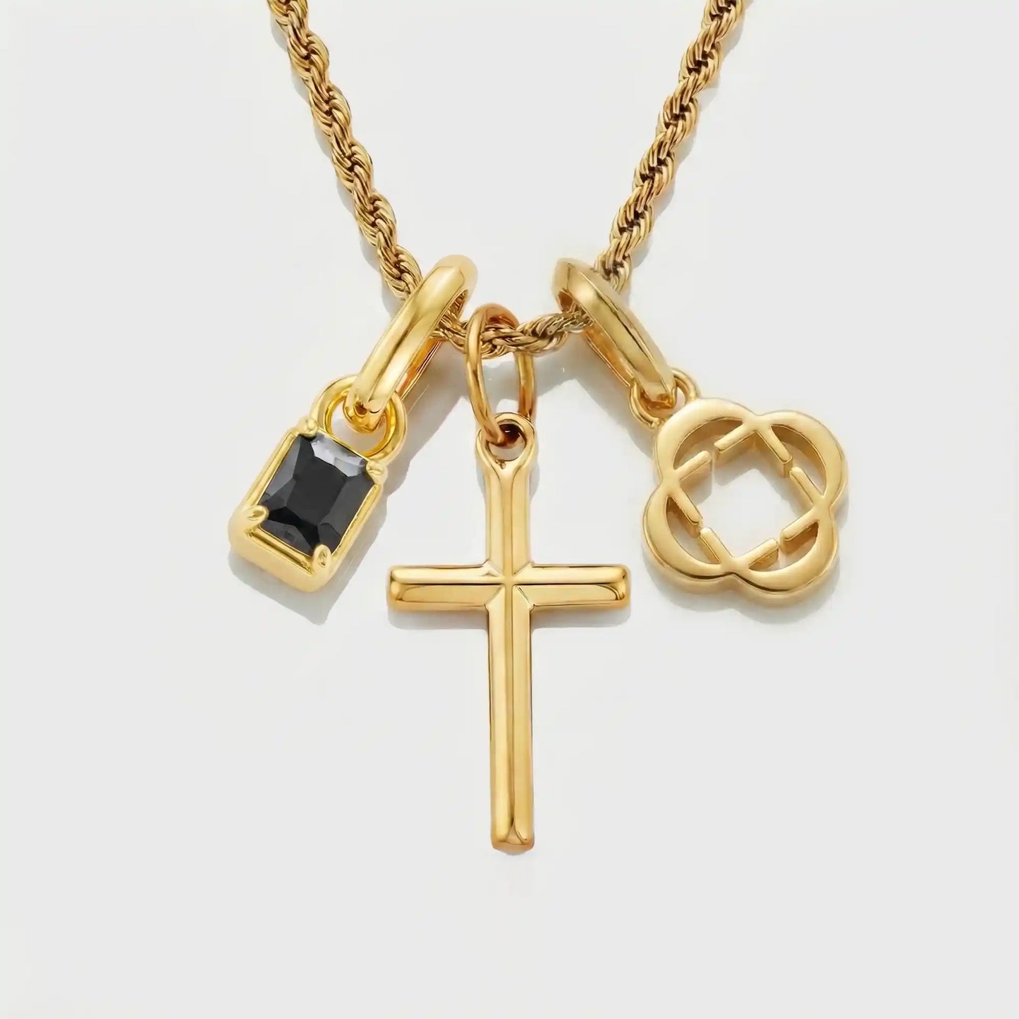 Build Your Own Pendant (Gold) | Onyx Stone