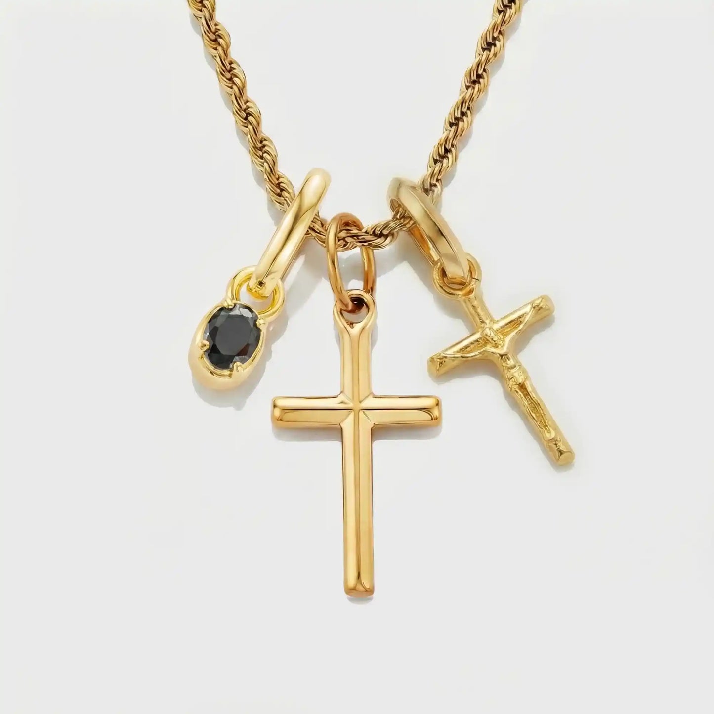 Build Your Own Pendant (Gold) | Onyx Stone