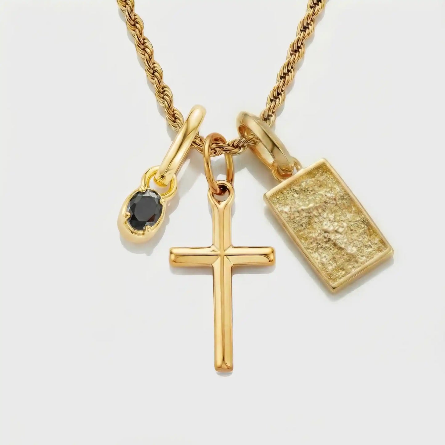Build Your Own Pendant (Gold) | Onyx Stone