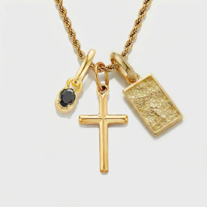 Build Your Own Pendant (Gold) | Onyx Stone