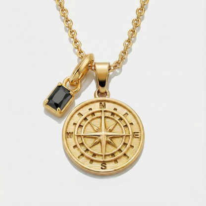 Build Your Own Pendant (Gold) | Onyx Stone