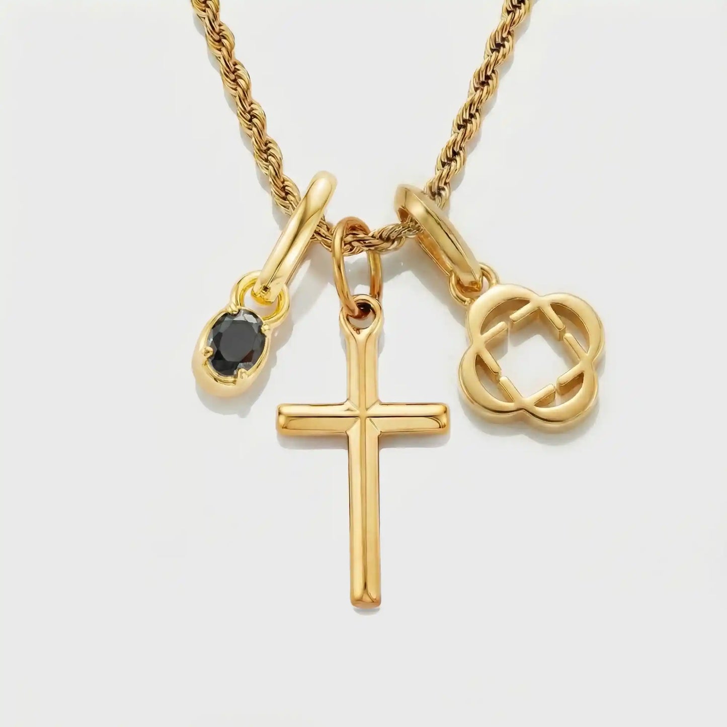 Build Your Own Pendant (Gold) | Onyx Stone