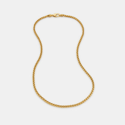 Wheat (18ct Gold) 3mm | Sterling Silver