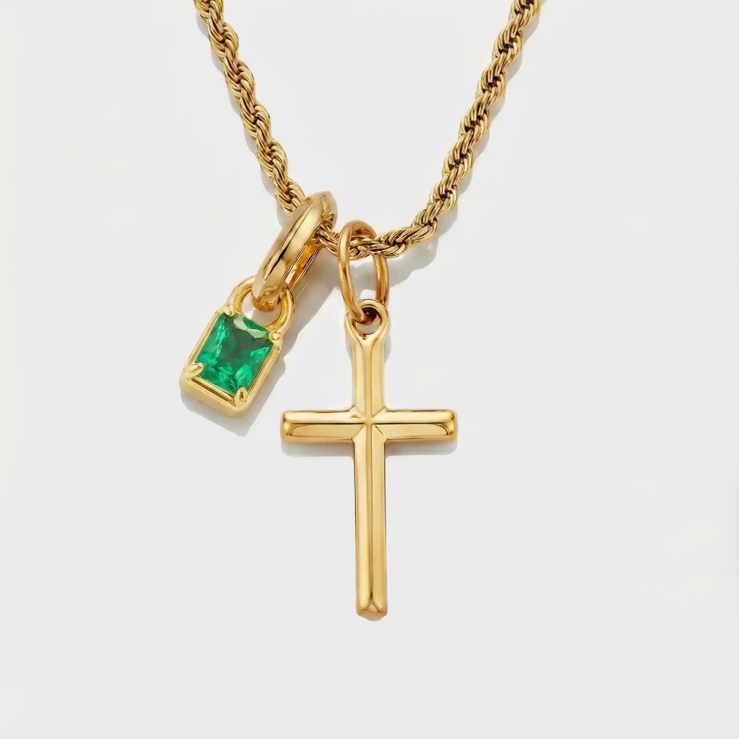Build Your Own Pendant (Gold) | Emerald Stone