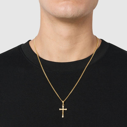 Melted Crucifix (18ct Gold) | Sterling Silver