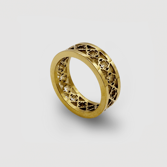 Clover Band Ring (Gold)