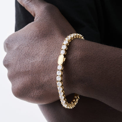 Tennis Bracelet (Gold) 5mm